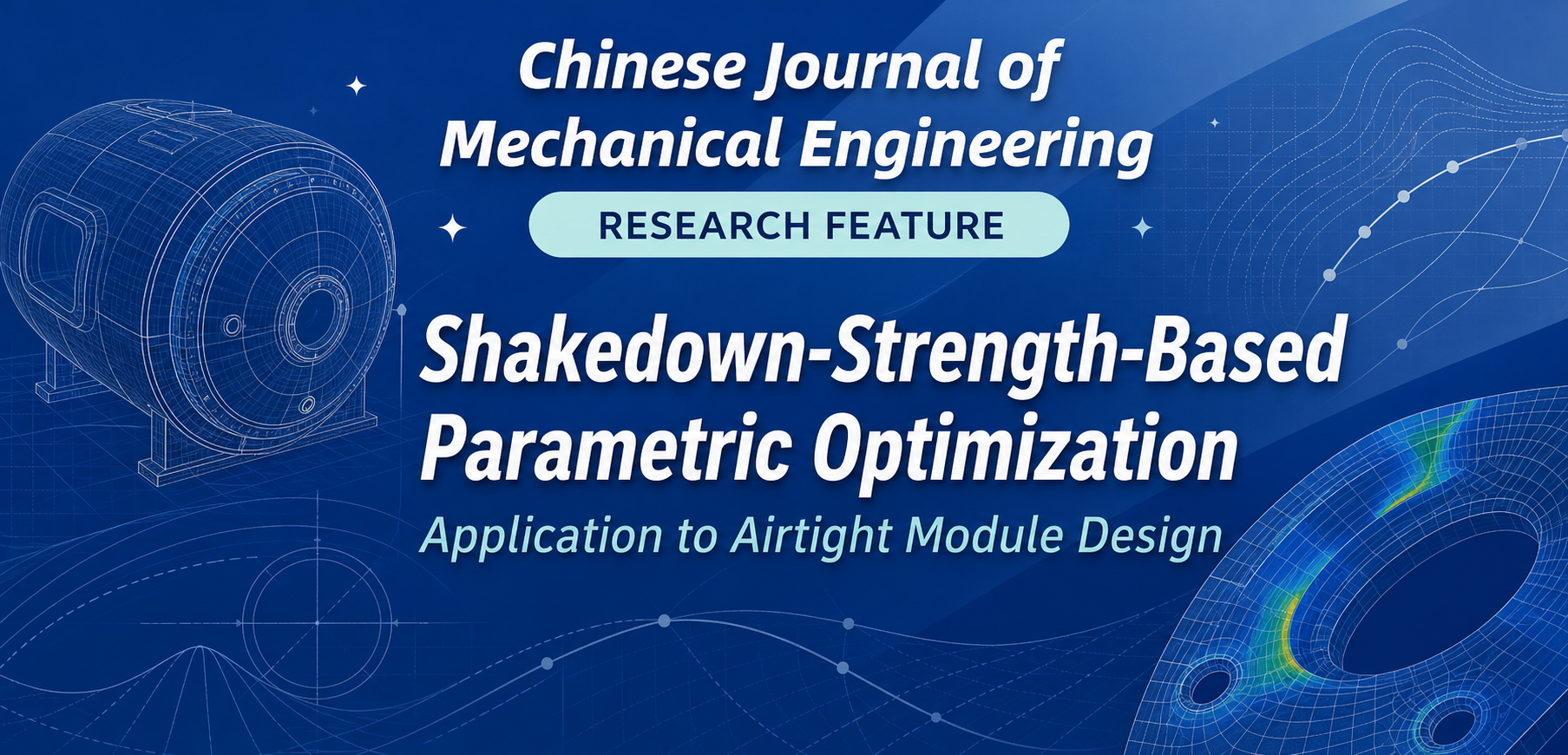 Chinese Journal of Mechanical Engineering research recommendation artwork for structural parametric optimization